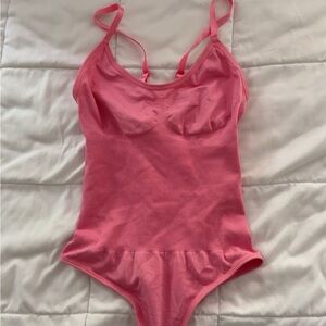VIRAL TIKTOK Pink Bodysuit